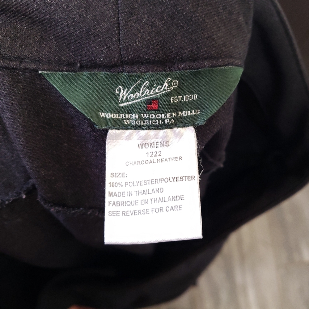 Woolrich Charcoal Heather Gray Trouser Dress Pants - Picture 6 of 6